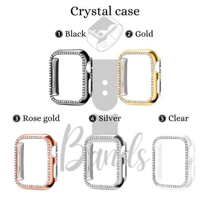 Калъфче с кристали за Apple Watch SE/11/10/9/8/7/6/5/4