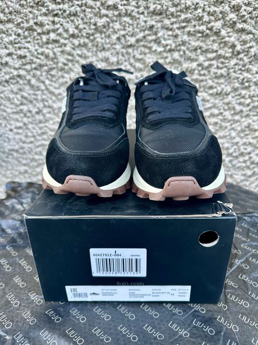 Liu Jo RUNNING 02, Оригинални мъжки сникърси, размер 43, черни