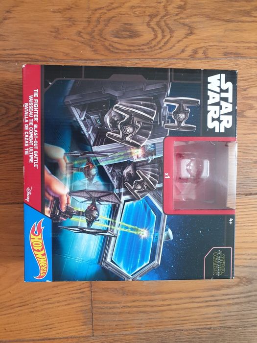 Комплект за игра Hot Wheels Star Wars, Tie Fighter Blast-out Battle