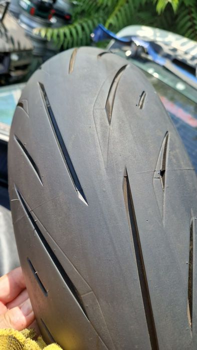 Anvelopa moto 180 55 17" guma briegestone  cauciuc