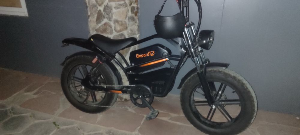 Мощный электрофэтбайк Gepard Harley | электровелосипед