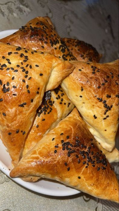 Домашняя самса  очень вкусный