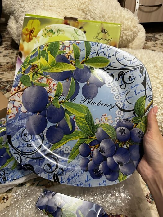 Стеклянный набор посуд 8 шт