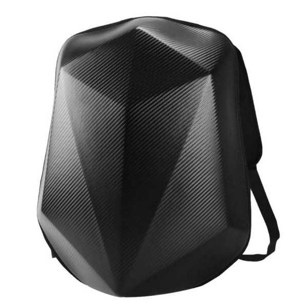 Раница за мотор, карбон, водоустойчива, твърд гръб, 50см., 30л