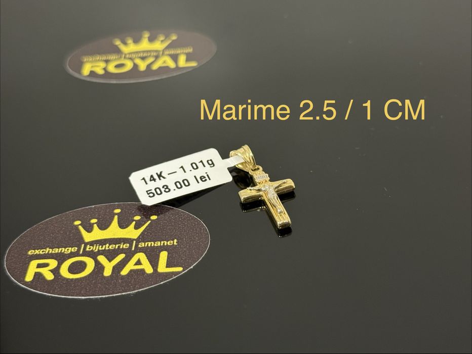 Bijuteria ROYAL : Cruce AUR 14K / 1.01 GR