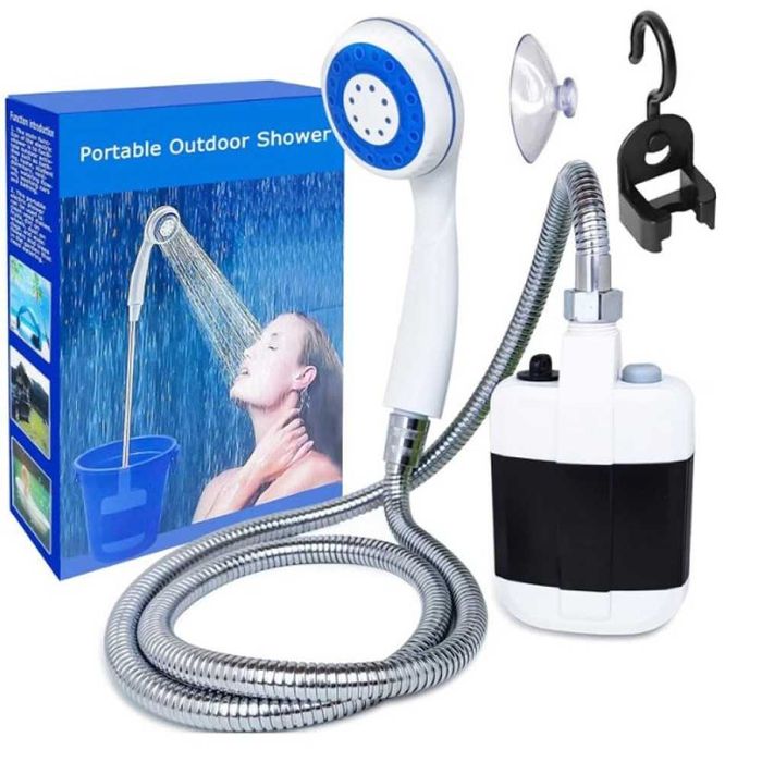 Преносим къмпинг душ батерия чешма