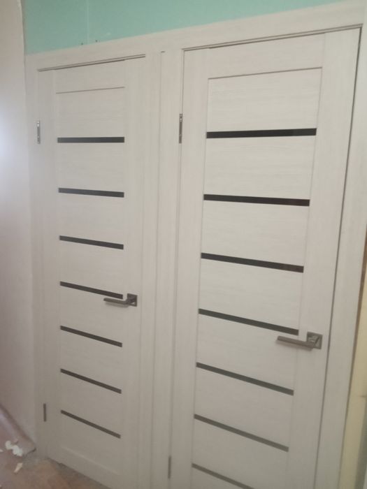 Установка дверей.