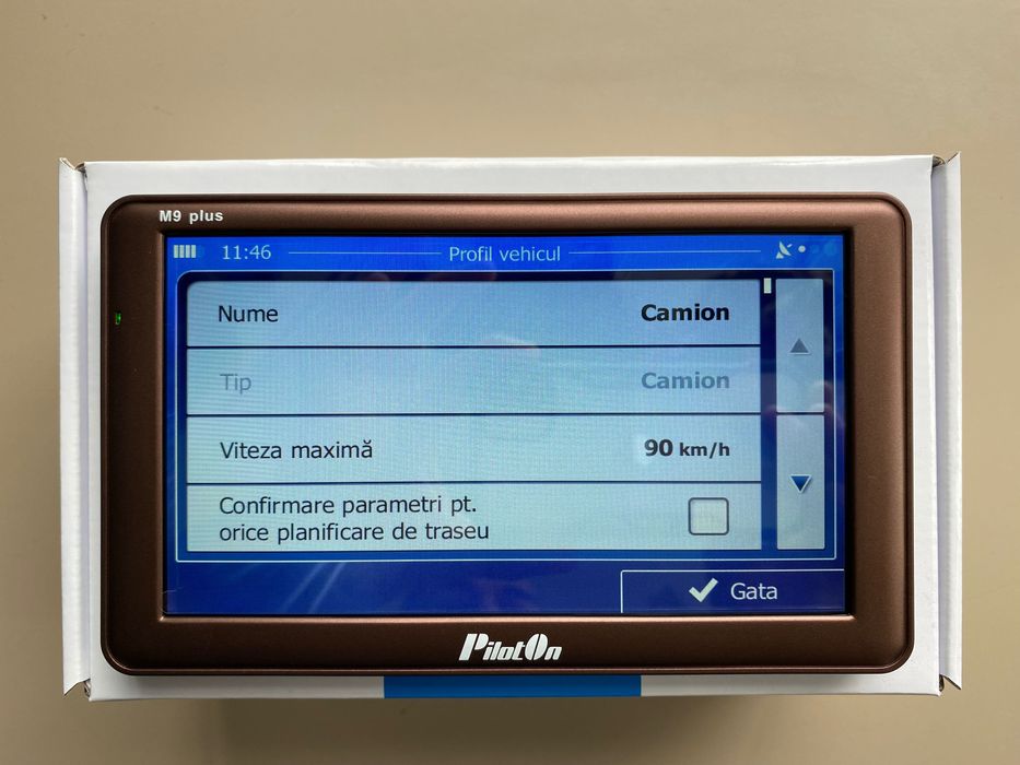 GPS PilotOn M9 Plus Harti 2025 Q2 NOU autoturism/camion/autocar
