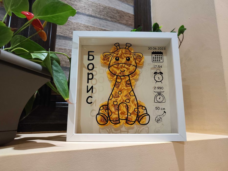 Бебешка визитка 3d