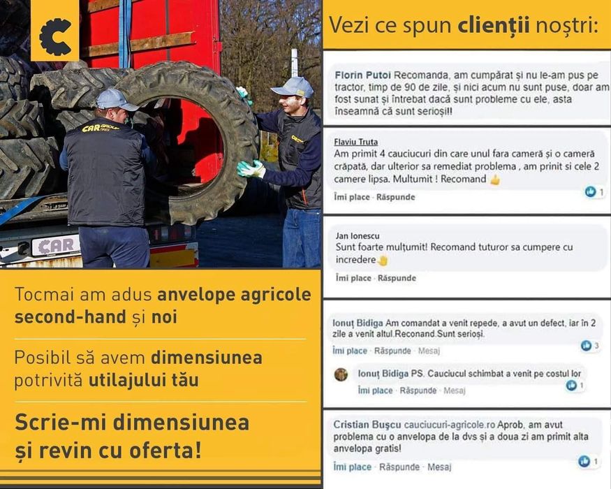 Cauciucuri 18.4R34 (460/85R34) Dneproshina Anvelope Calitate La Second