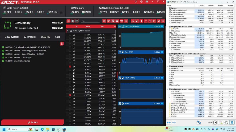Рам Памет: Kingston HyperX 16GB (2x8GB) DDR4 2400MHz CL15
