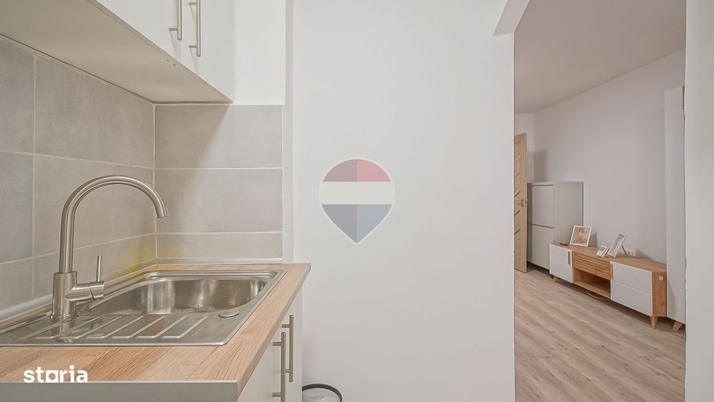 Garsonieră complet renovată de vânzare – Str. Soarelui | Parter