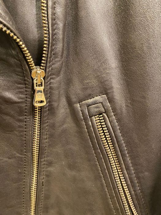 Кожаная курточка Massimo Dutti