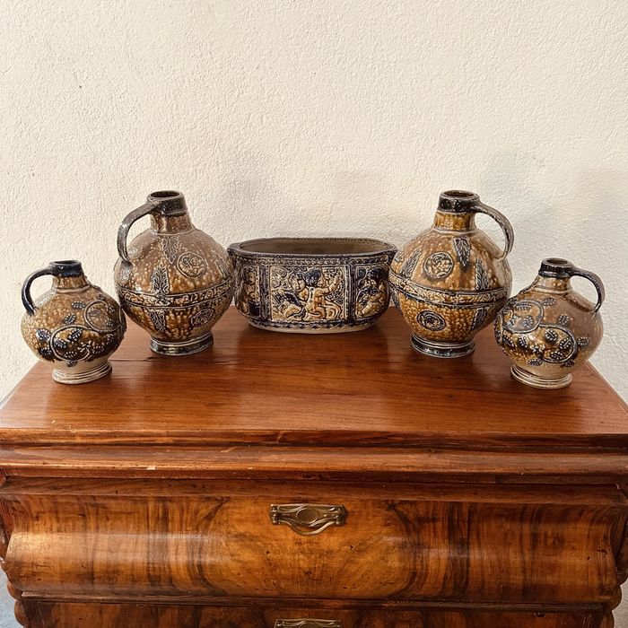 Стар немски керамичен комплект – Westerwald Stoneware