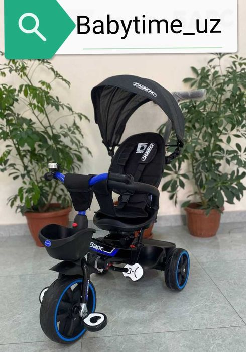 Велосипед-велоколяска. Bolalar transporti - velosiped aravachasi.