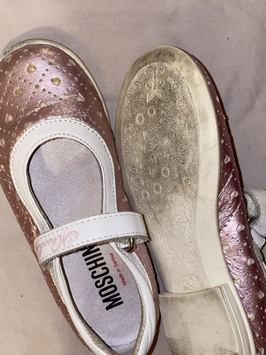 Кожаные туфли Moschino (оригинал) для девочки