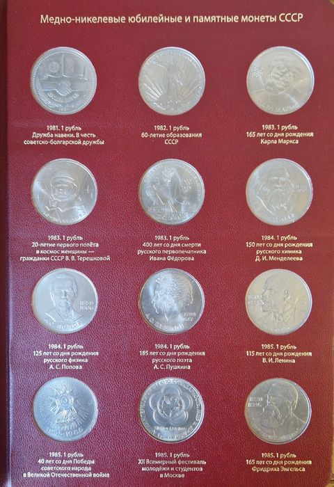 Юбилейные рубли СССР