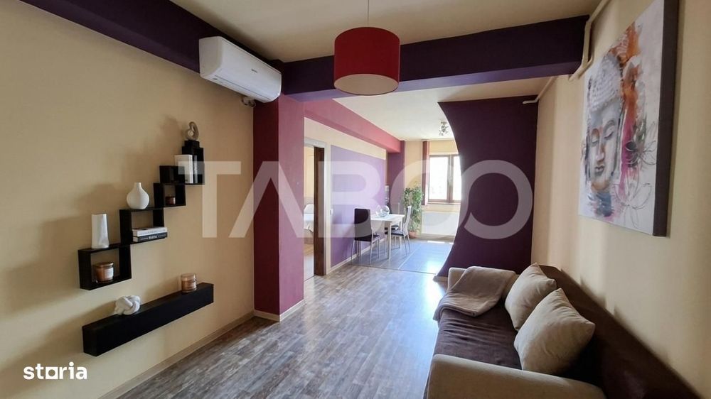 Apartament 3 camere 68 mp etaj 1 balcon loc parcare Turnisor Sibiu