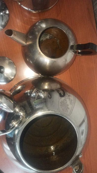 Чайники советские мельхиор