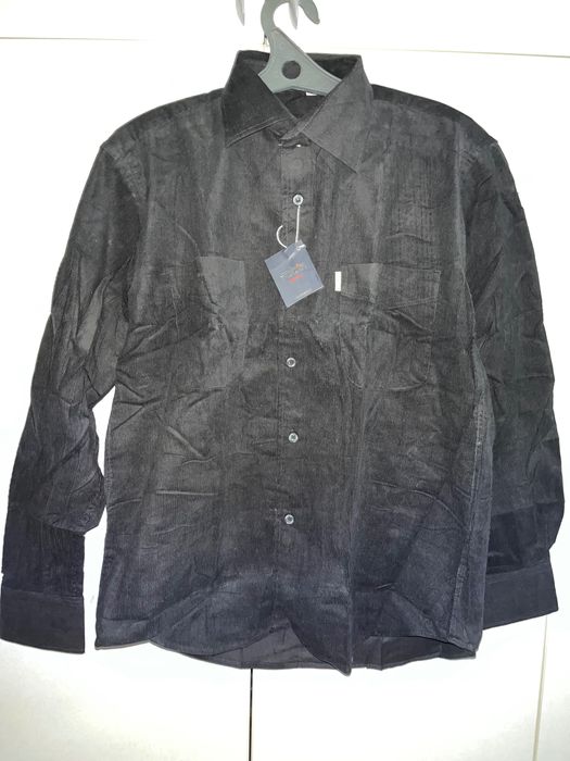 Рубашка, черная, размер S(39)