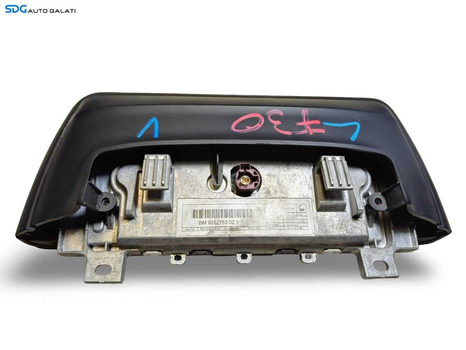 Display Ecran Afisaj Navigatie Bord BMW Seria 3 F30 F31 F80 2011 - 2019 Cod 9262753 9262753021 6550926275302 [LS0655]
