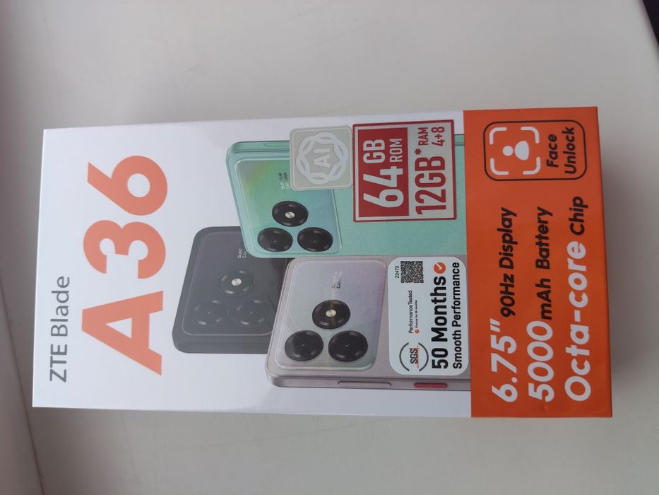 Продам смартфон ZTE Blade A 36