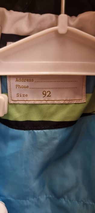 Детский плащ рост 92