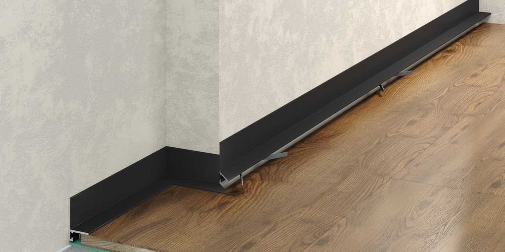 Микроплинтус с пружинами