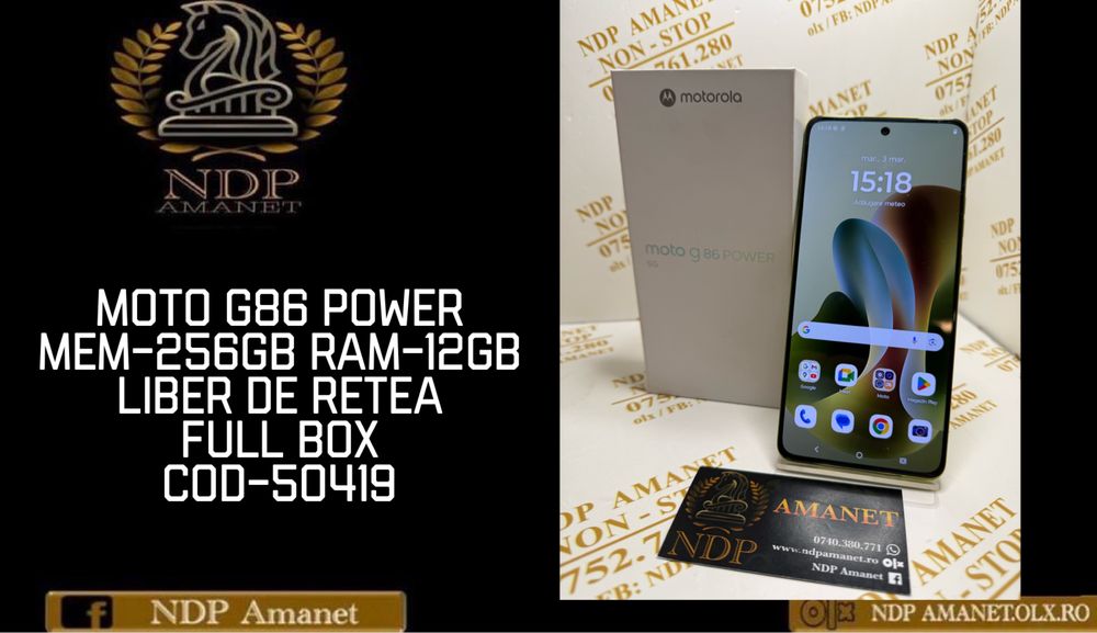 NDP Amanet Braila Moto G86 Power (50419)