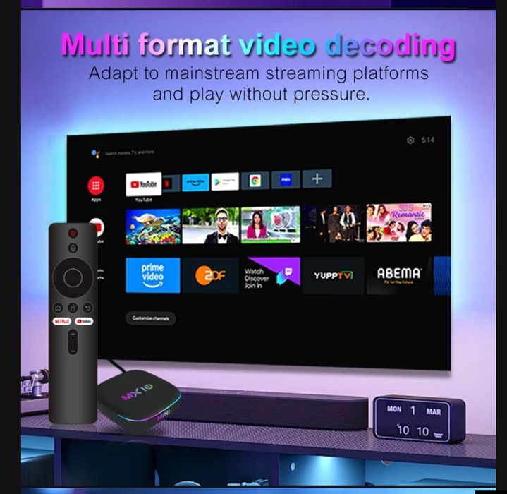 Тв бокс  Google tv 4k