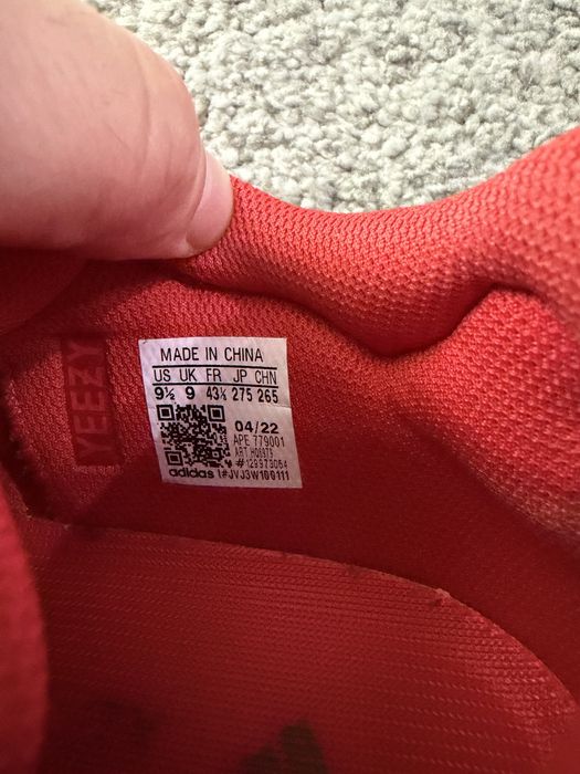 Yeezy 700 v1 hi res red
