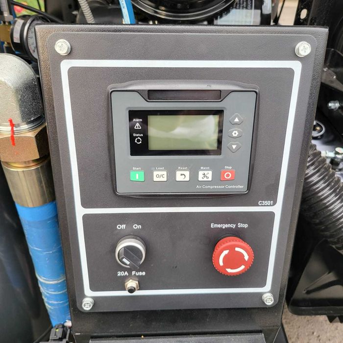 Дизельный компрессор на колесах