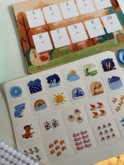 Образователна книга Ферма с дидактични игри