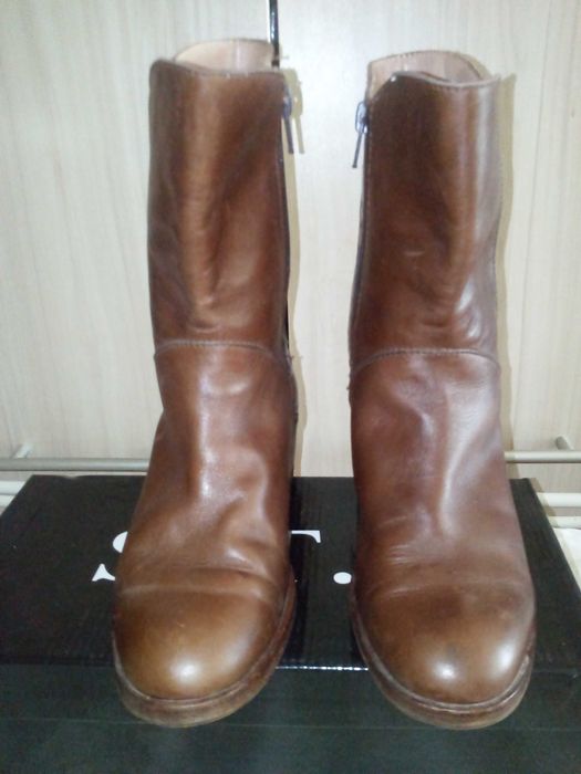 Детски италиански ботуши от естествена кожа №33