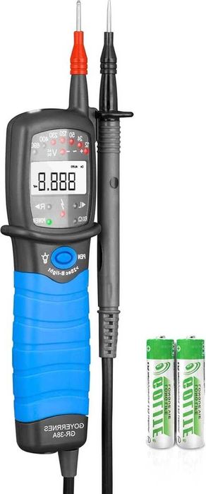 Цифров мултицет тип писалка-2-полюсен с LCD дисплей и фенерче