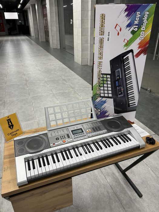 Синтезатор 61 клавиша, мощные динамики, качество Castrum Toys
