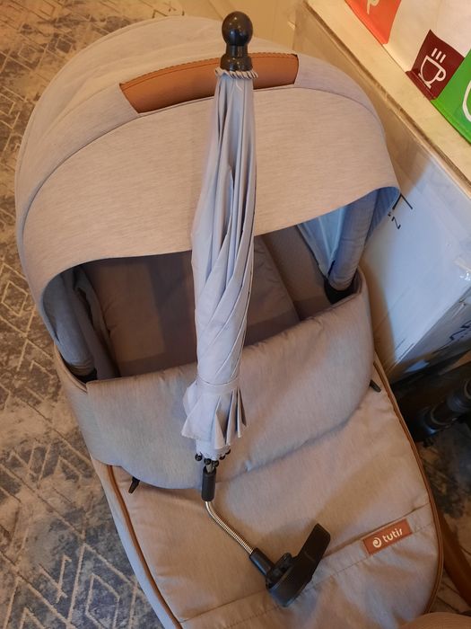 Количка Tutis Viva Life 3в1 сив цвят новородено, летен кош и кош кола