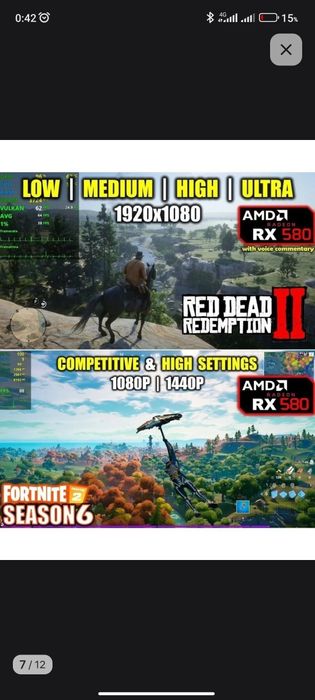 Видеокарта RX580 8GB GDDR5