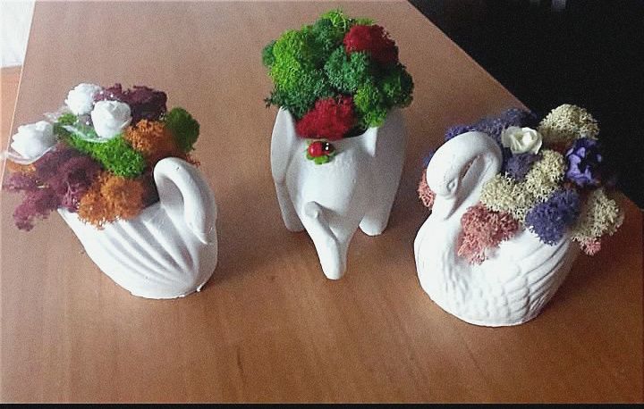 Фигурки със скандинавски мъх