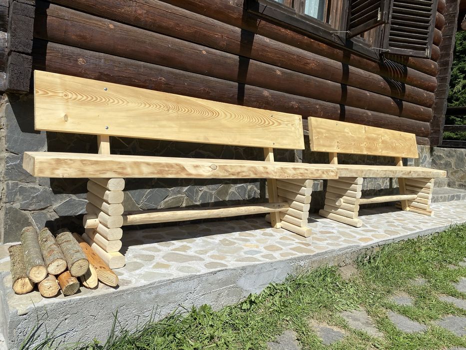 Mobilier terasa | rustic | lemn | masiv | traditional