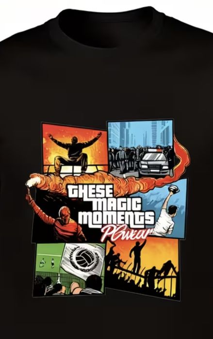 Мъжка ULTRAS / Casual тениска PG Wear / Размер Л / + ПОДАРЪК 2-ра тениска