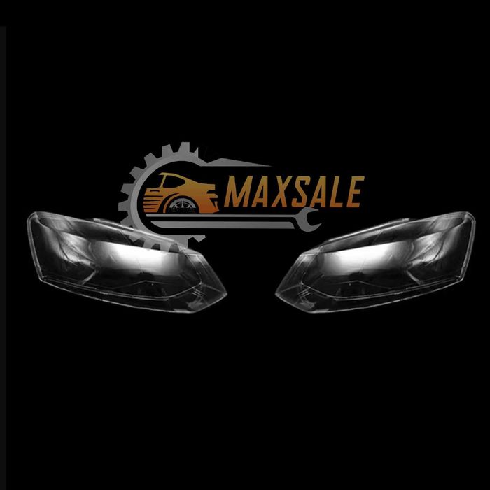 Капаци фарове VW Polo (10-17) фар фолксваген поло комплект стъкло