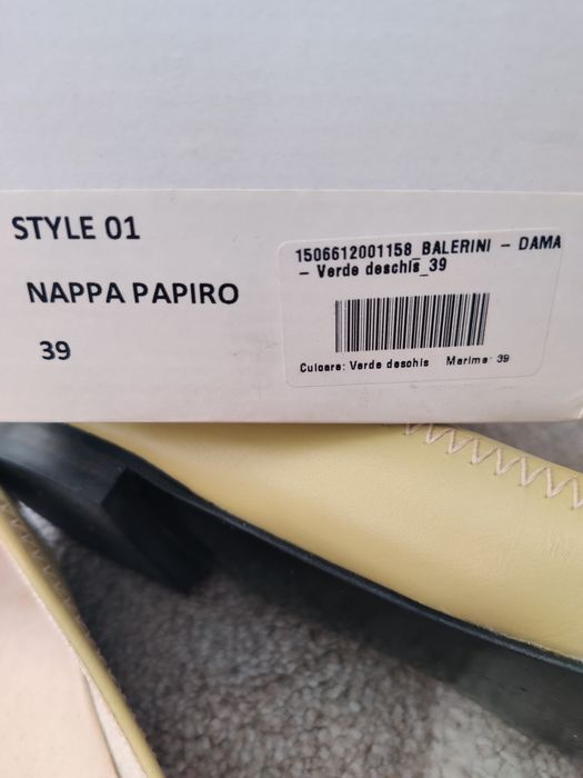 Balerini piele mărimea 39