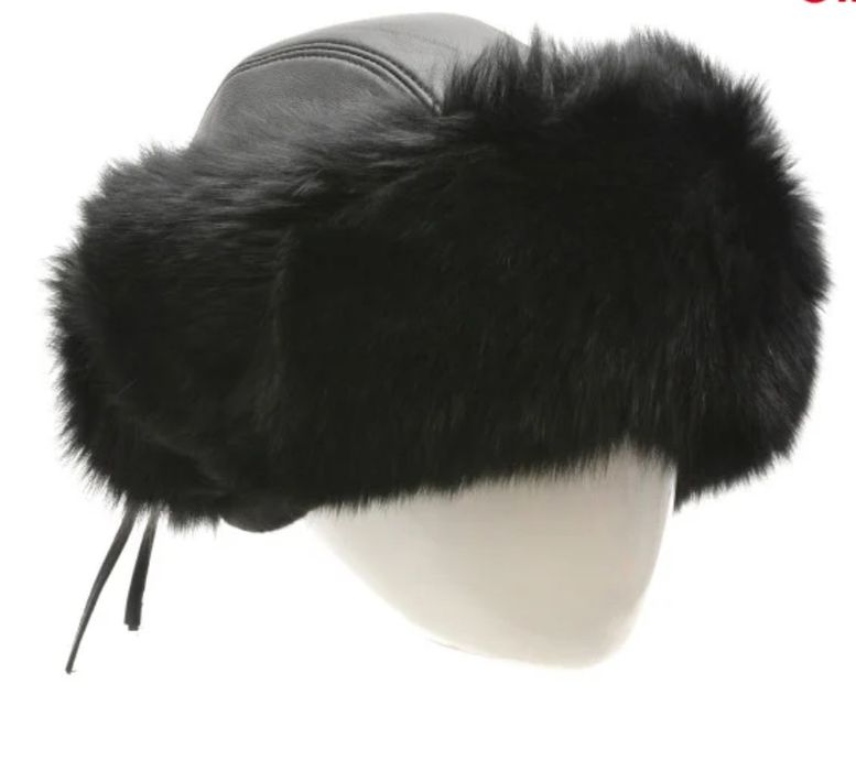 Caciula iarna din piele si blana