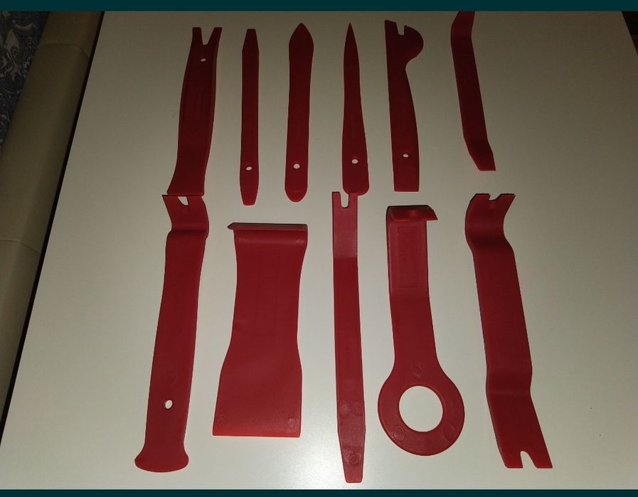Set 11 leviere plastic extractoare demontare ornamente cleme auto