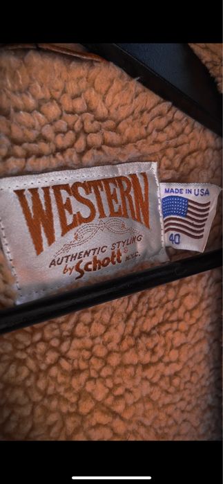 Дубленка Schott NYC Western 1970-80г