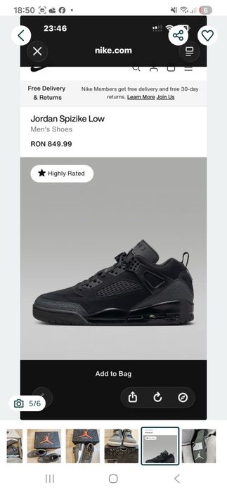 Vand Jordan Spizike Low