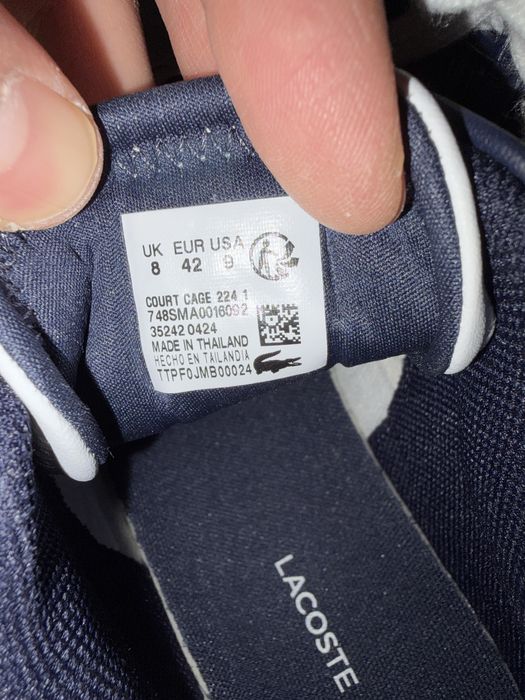 Низкие кеды LACOSTE