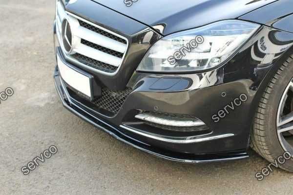 Prelungire splitter bara fata Mercedes CLS C218 2011-2014 v1 Maxton