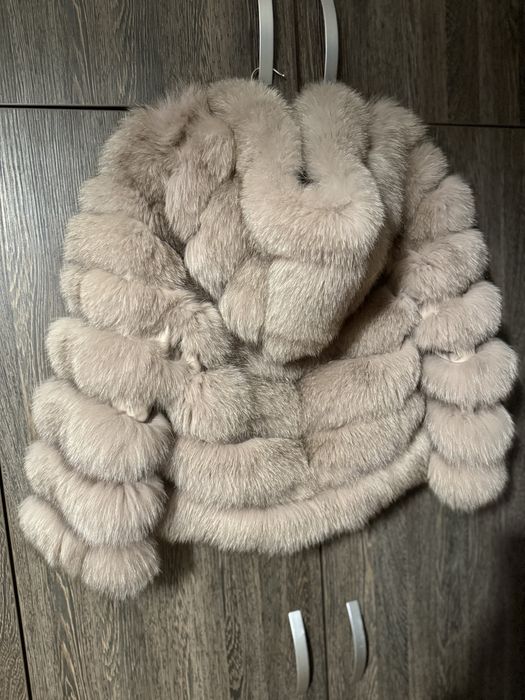 Палто естествен косъм лисица